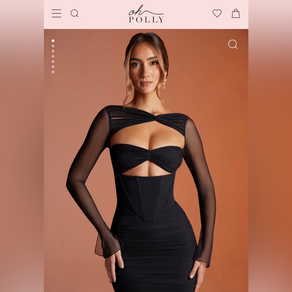 Oh Polly Ruched Mini